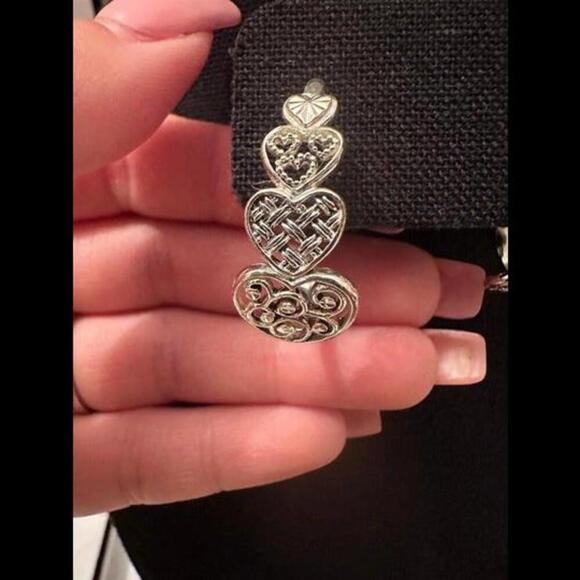 Jewelry - Embrace Love and Style with Heart Hoop Earrings!